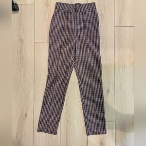 Pinup Girl Clothing Laura Brynes Plaid Checkered High Waisted Pants Medium EUC
